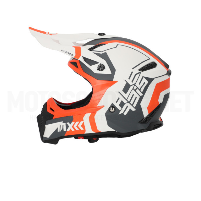 A-0025274.229 Casco Cross Acerbis Profile 5 Blanco/Naranja