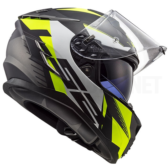 Casco integral LS2 FF327 Challenger Squadron Amarillo Gris Negro mate ref: A-103273454