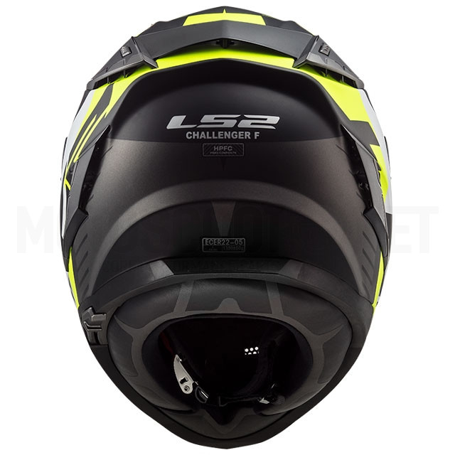 Casco integral LS2 FF327 Challenger Squadron Amarillo Gris Negro mate ref: A-103273454