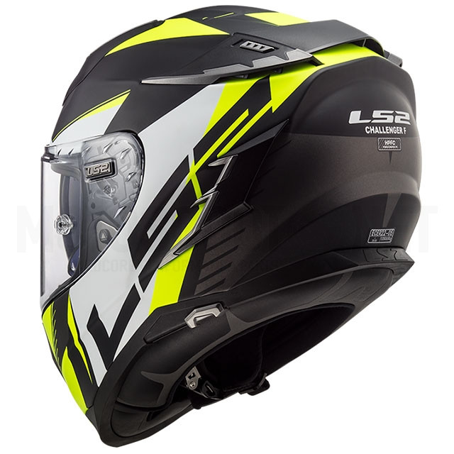 Casco integral LS2 FF327 Challenger Squadron Amarillo Gris Negro mate ref: A-103273454