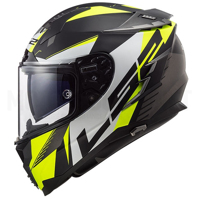 Casco integral LS2 FF327 Challenger Squadron Amarillo Gris Negro mate ref: A-103273454