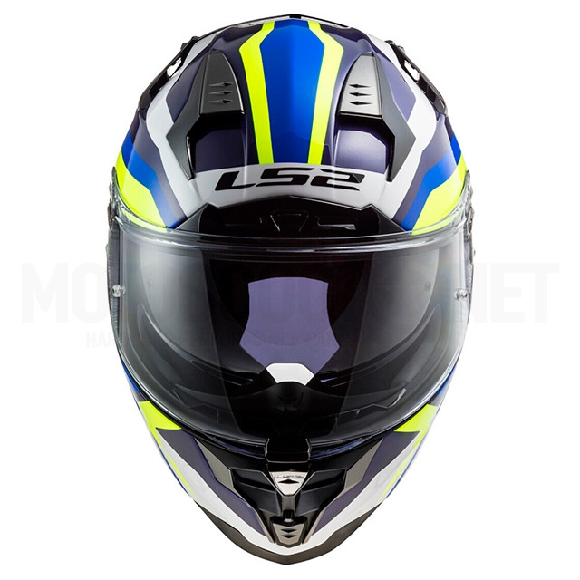 Casco integral LS2 FF327 Challenger Galactic Blanco / Amarillo / Azul ref: A-103274054