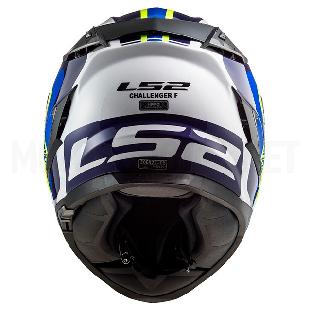 Casco integral LS2 FF327 Challenger Galactic Blanco / Amarillo / Azul ref: A-103274054