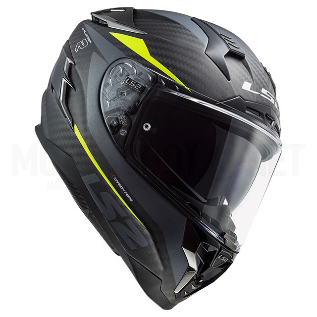 Casque intégral LS2 FF327 Challenger CT2 Drone carbone jaune fluo mat Sku:A-103277454 /a/-/a-103277454_06.jpg