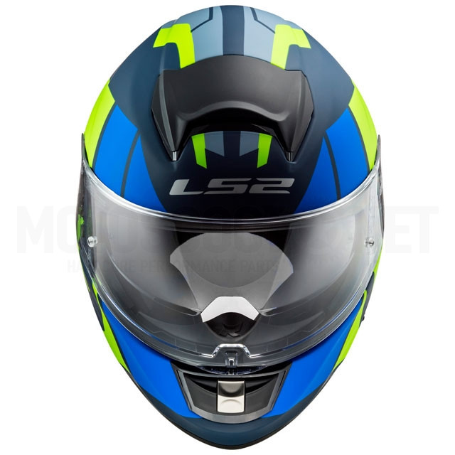 Casco Integral FF397 Vector FT2 Kripton - Azul Amarillo mate ref: A-103972125