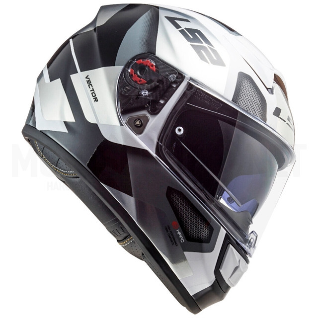 Casco integral LS2 FF397 Vector FT2 Automat Blanco / Titanio ref: A-103973808