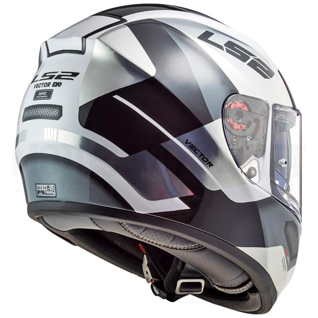 Casco integral LS2 FF397 Vector FT2 Automat Blanco / Titanio ref: A-103973808