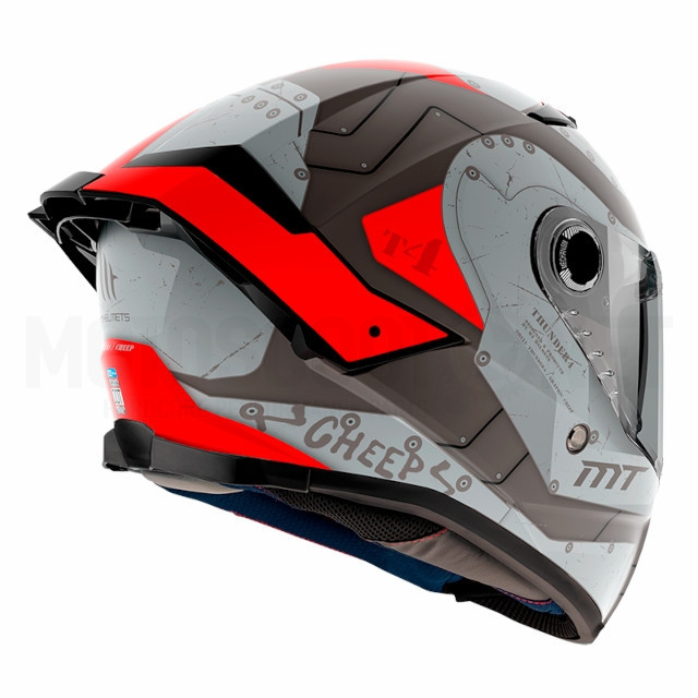 Casco MT Helmets FF118SV Thunder 4 SV Cheep Rojo Mate