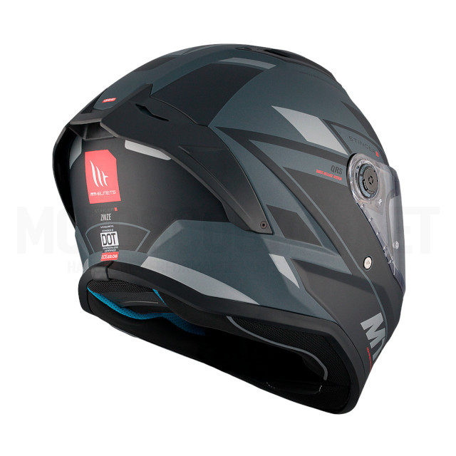 Casco integral MT Stinger 2 ZIVZE C2 mate