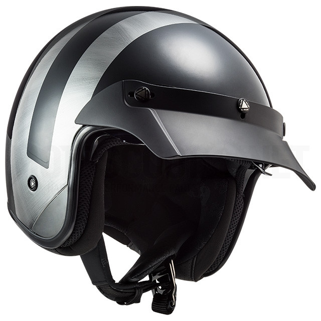 LS2 Jet Helmet OF601 BOB - Black Jeans Sku:A-306012008 /a/-/a-306012008_06.jpg