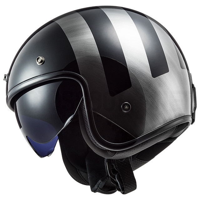 LS2 Jet Helmet OF601 BOB - Black Jeans Sku:A-306012008 /a/-/a-306012008_12.jpg