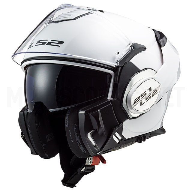 Casque modulaire LS2 FF399 Valiant Single Mono - blanc Sku:A-503991002 /a/-/a-503991002_07.jpg