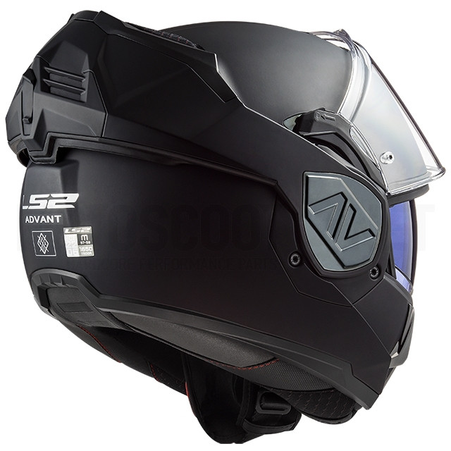 LS2 FF906 Advant Solid Modular Helmet - noir mat Sku:A-569061011 /a/-/a-569061011_04.jpg