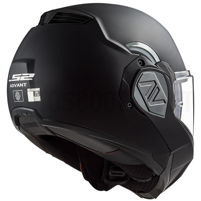 LS2 FF906 Advant Solid Modular Helmet - noir mat Sku:A-569061011 /a/-/a-569061011_12.jpg