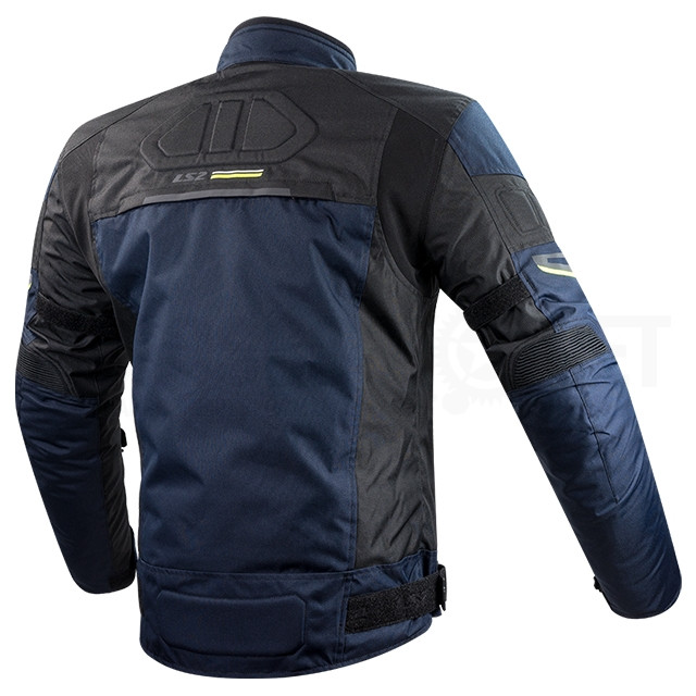 Chaqueta LS2 Shadow Hombre Azul / Negro / Amarillo Fluor ref: A-64070W0123