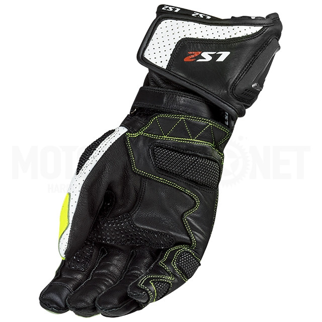 Guantes LS2 Swift Racing Negro / Amarillo Fluor ref: A-70099R0154