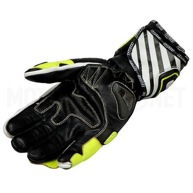 Guantes de invierno con protección Unik R-9 Weathertek negro/amarillo fluor ref: A-GIRQ145120