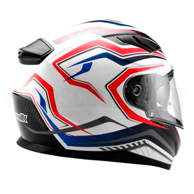 Casco Integral UNIK CI-01 Arrow Pinlock blanco/rojo/azul