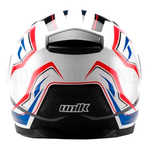 Casco Integral UNIK CI-01 Arrow Pinlock blanco/rojo/azul