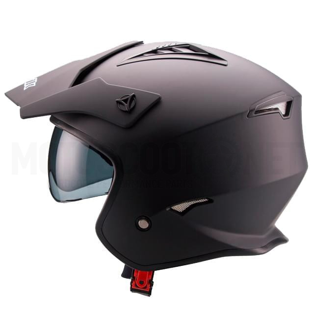 Casco trial Unik CT-07 con gafas Negro mate  ref: A-H0TX01113