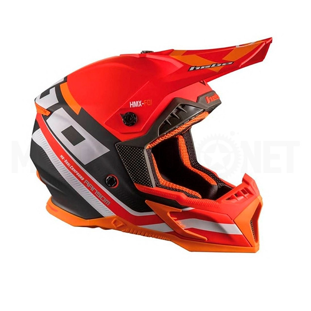 Casco MX Hebo Ransom Rojo ref: A-HC0529R