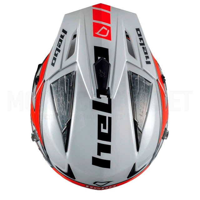 Casco trial Hebo Zone 4 Kontrox Rojo