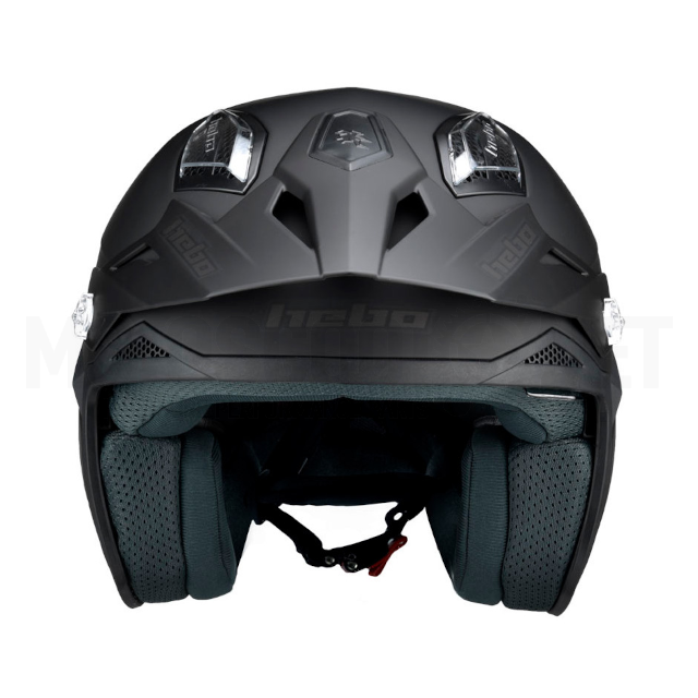 Casco trial Hebo Zone 5 Air MonoColor Negro Mate