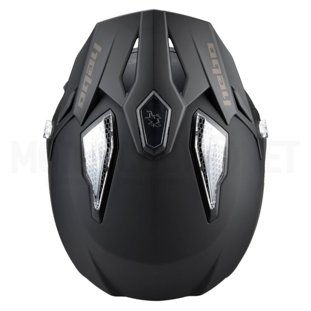 Casco trial Hebo Zone 5 Air MonoColor Negro Mate