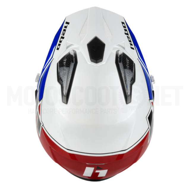 Casco Trial Hebo Zone 5 Air D01 Rojo 