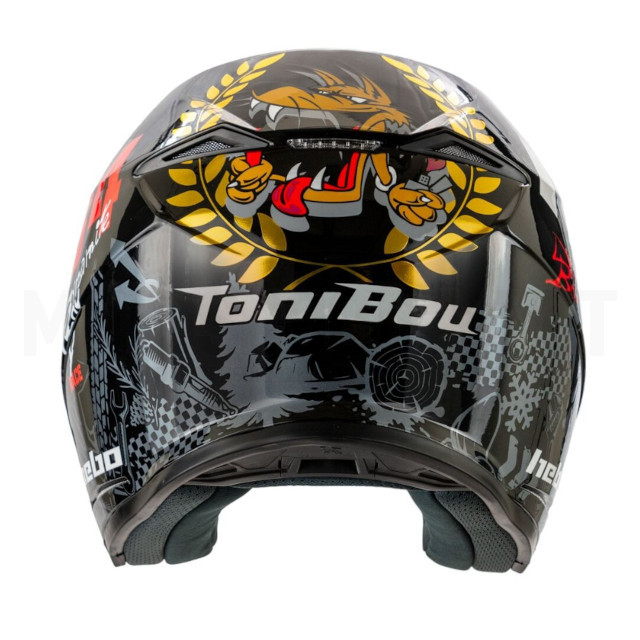 Casco trial Hebo Zone 5 Toni Bou 34 Réplica Hebo Zone 5