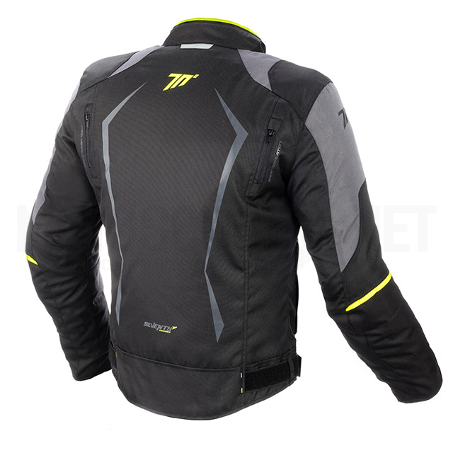 Chaqueta Seventy 70 SD-JR47 Invierno Racing Hombre Negra/Amarilla Fluor