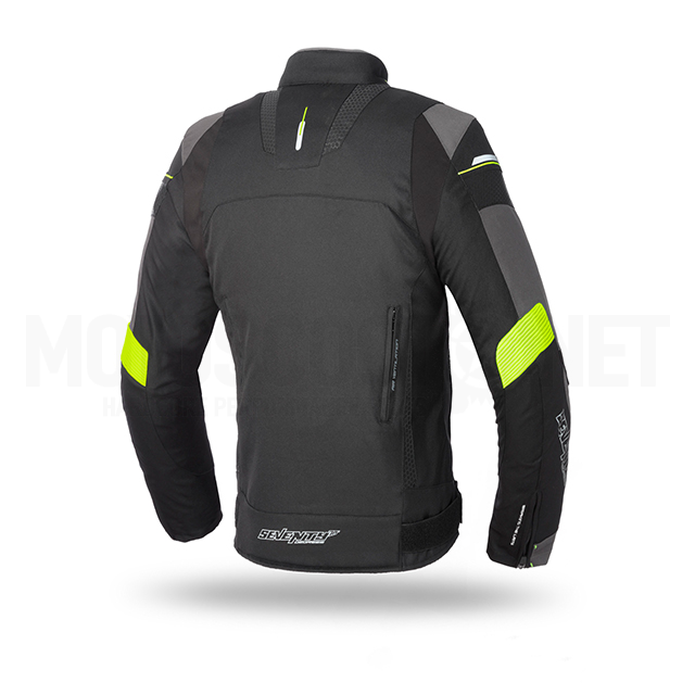 Chaqueta Seventy 70 SD-JR69 Invierno Racing Hombre Negra/Amarillo Fluor