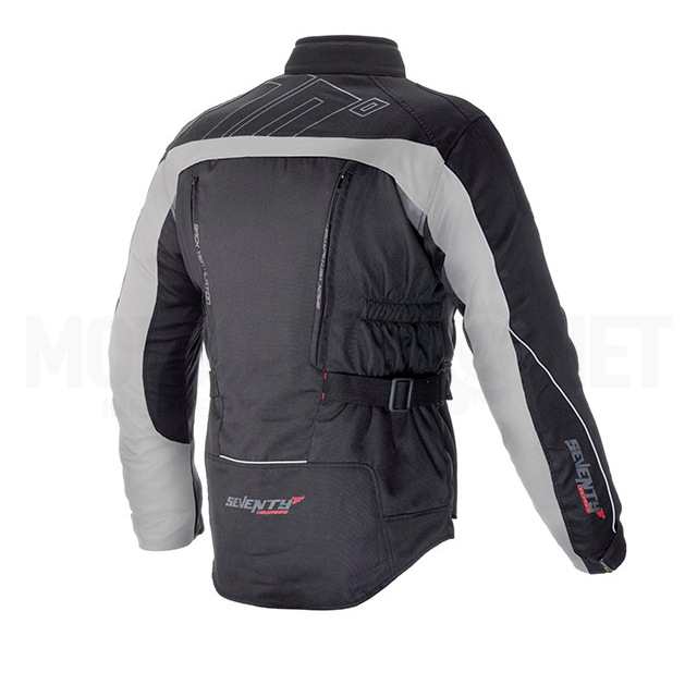 Chaqueta Seventy 70 SD-JT41 Invierno Touring Hombre Negra/Gris