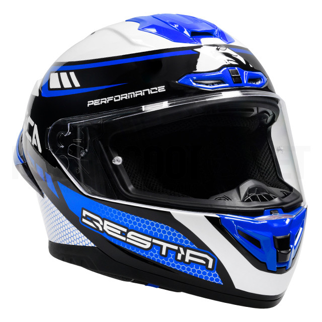 Casco integral VOCA Bestia azul poison