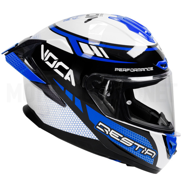 Casco integral VOCA Bestia azul poison