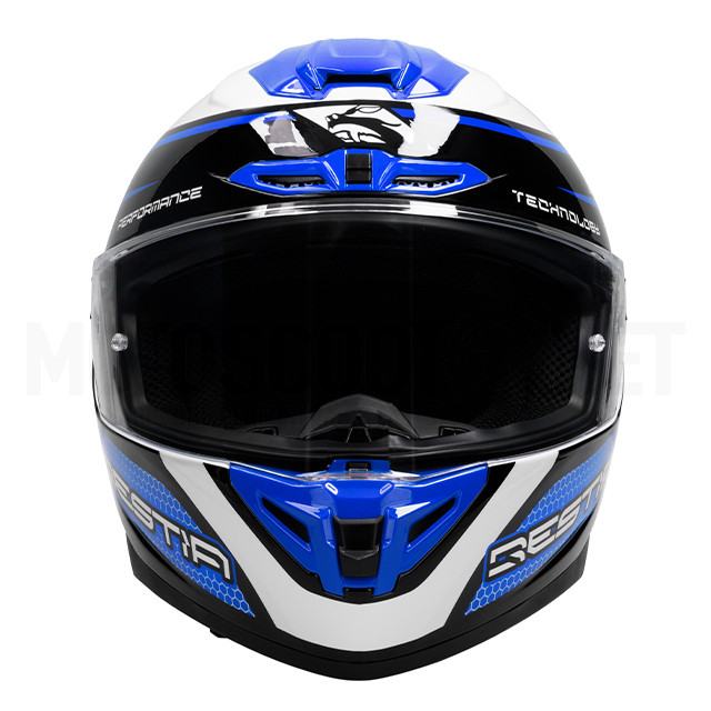 Casco integral VOCA Bestia azul poison