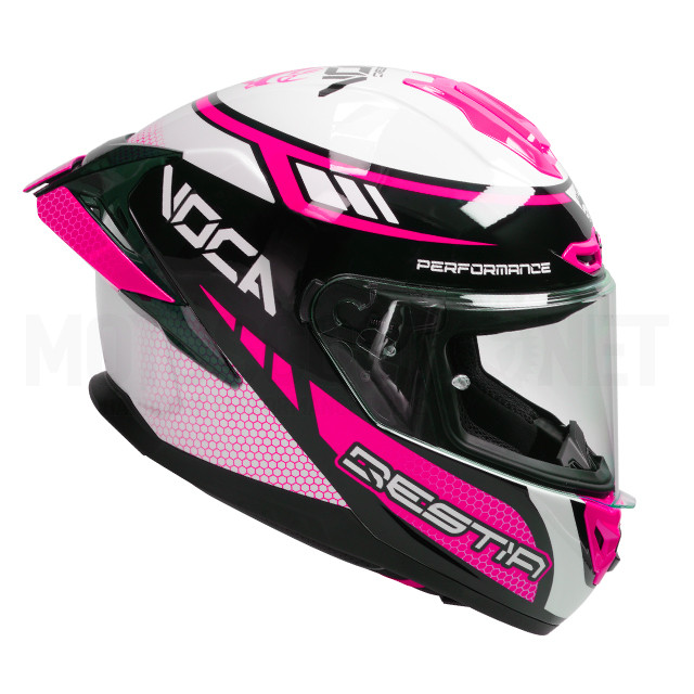 Casco integral VOCA Bestia rosa electric