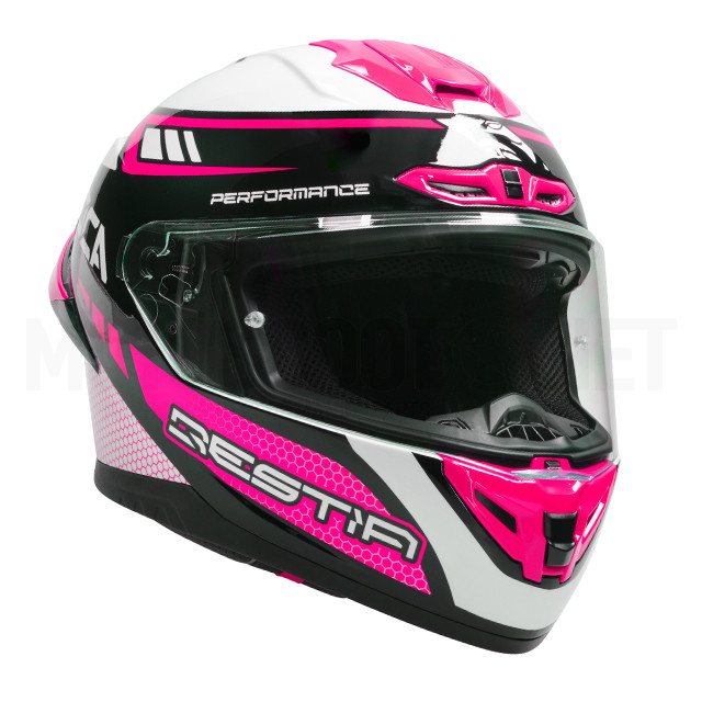 Casco integral VOCA Bestia rosa electric