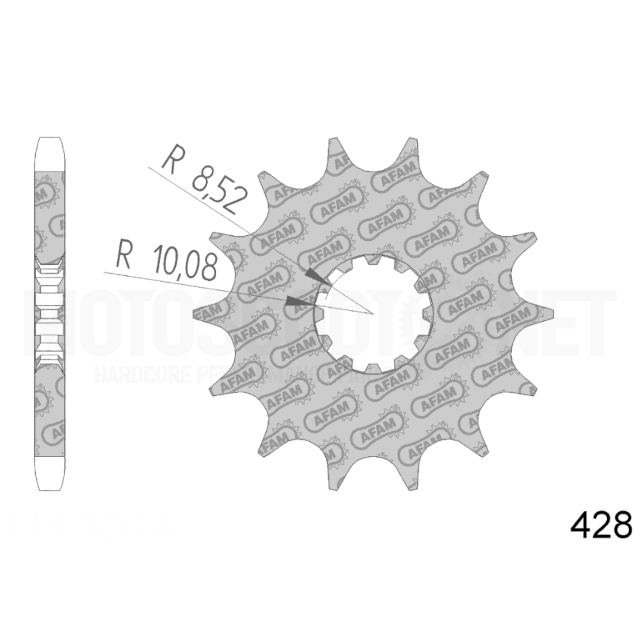 Piñón Sherco SE / SM 50 428 Afam