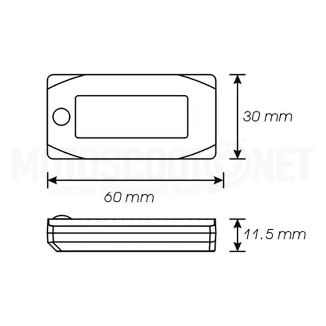 Termómetro Doble temp. Mini Style 3 KOSO