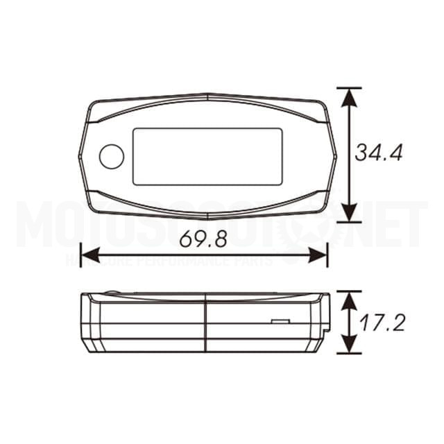 Termómetro Dual Koso Mini 4