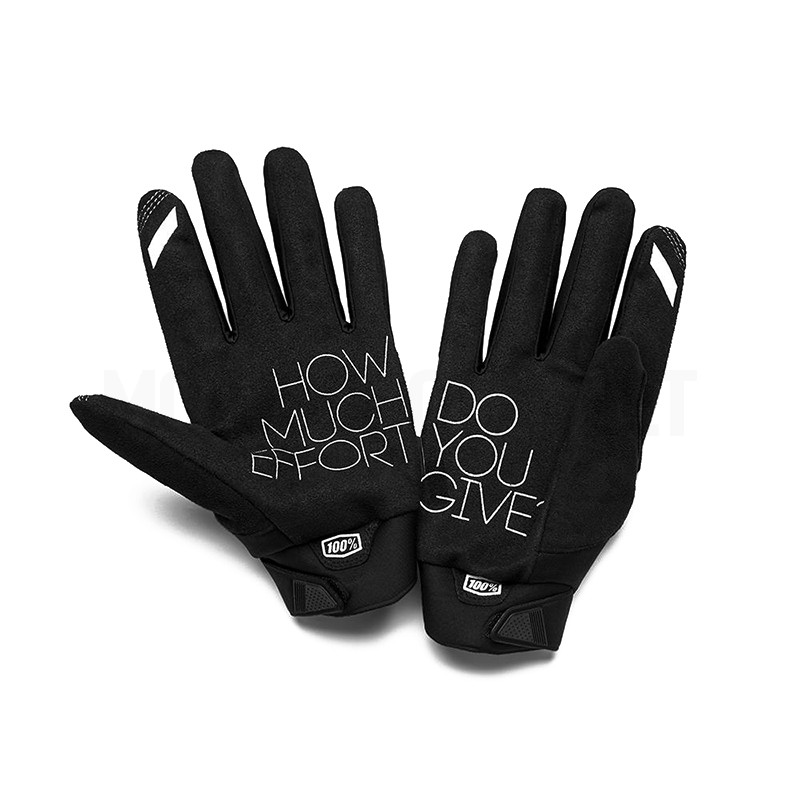 Gants de motocross d'hiver pour enfants 100% Brisker Fluorine Orange-Noir Sku:A-10016-260-YOUTH /b/r/brisker_gloves_fluo_orange-black_rear_2.jpg