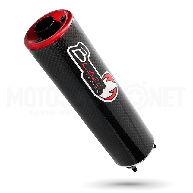 Escape Derbi Senda 50/70cc Blaze Racing silenciador carbono