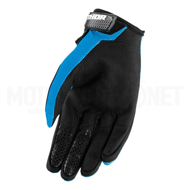 Guantes Off-Road Infantil Thor Sector Azul Palma