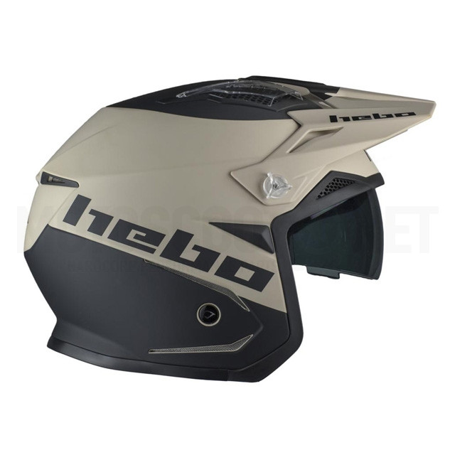 Casco Trial Hebo Zone 5 We Trust Mate Beige 02