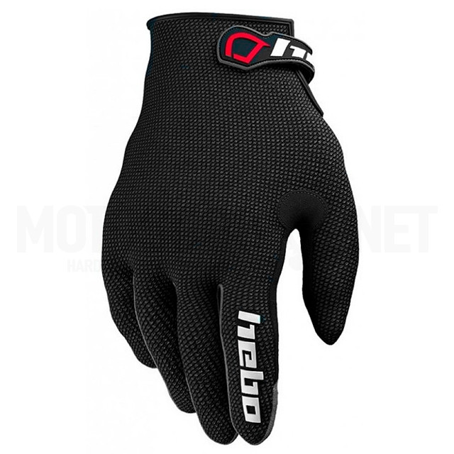 Guantes trial Hebo Team Junior II Negro ref: A-HE1157N