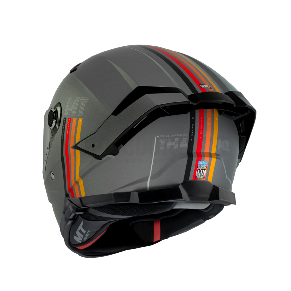 A-1308986223 Casco MT Helmets Thunder 4 SV Mil Gris Mate 