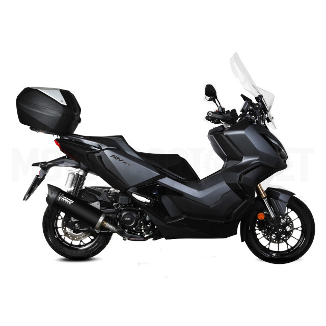 Escape Honda ADV 350 22-23 Mover MiVV - Acero inoxidable negro