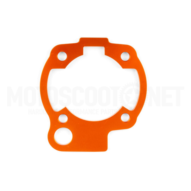 S6-80188ET01 Junta alza cilindro 5mm Minarelli AM6 Stage6 CNC - Naranja