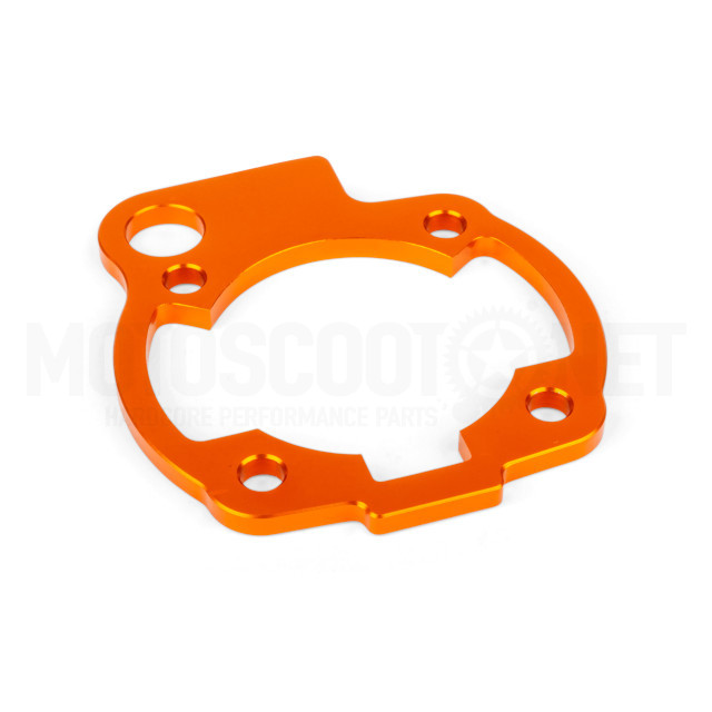 S6-80188ET01 Junta alza cilindro 5mm Minarelli AM6 Stage6 CNC - Naranja